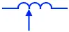 Variable Inductor Symbol